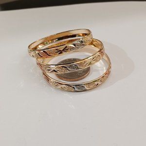 Gold Plated Brazilian Gold Bangle
